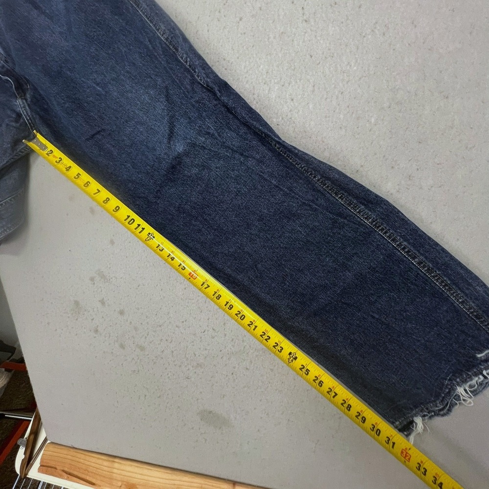 Vintage Y2K Polo Jeans Co Ralph Lauren Mens Carpenter 38x34 Blue Distressed - Picture 11 of 13